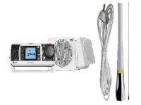 GME GR300BTWEP2 AM/FM MARINE RADIO WITH SPEAKER+GME AE312B WHITE